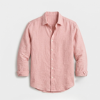 Chemise homme boutonnée manches longues