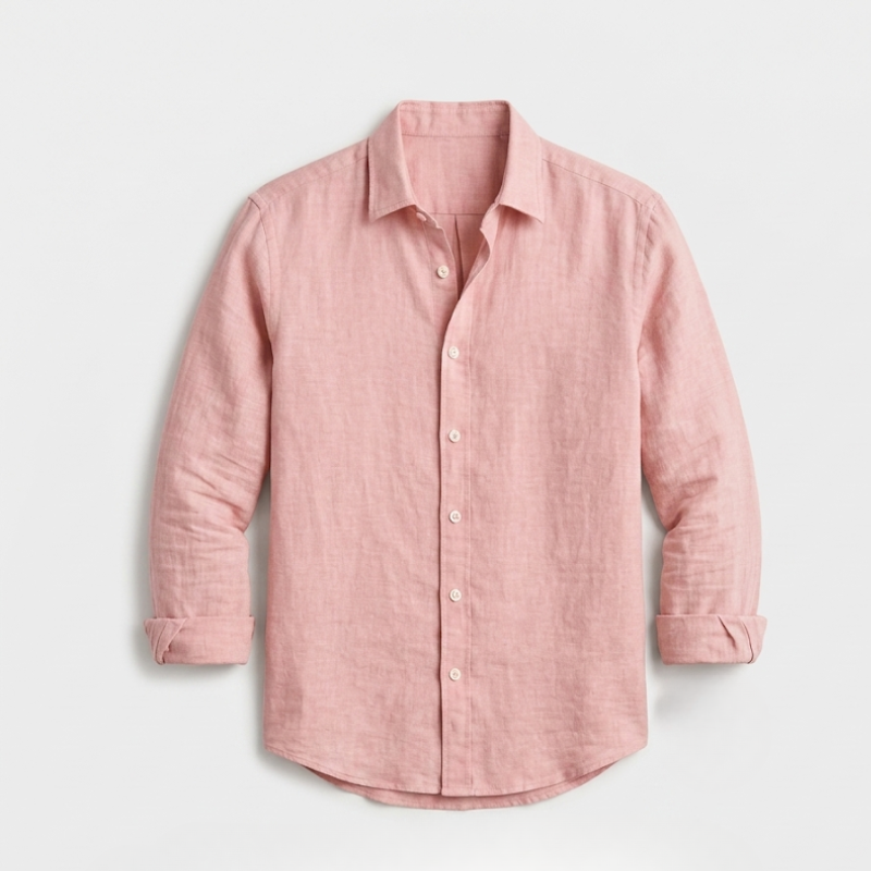 Chemise homme boutonnée manches longues