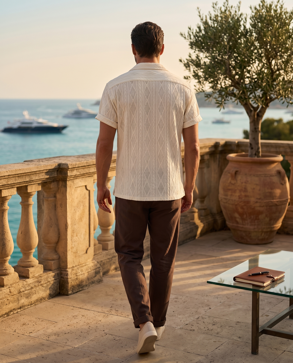 Ensemble homme boutonnée