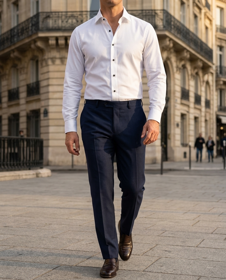 Chemise homme unie