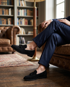 Mocassins homme dessus structuré