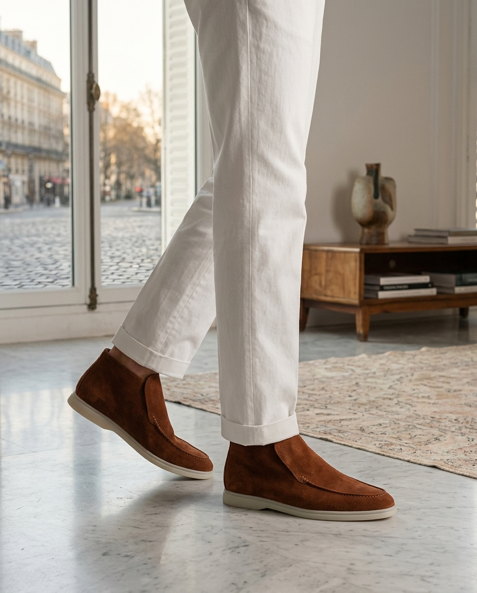 Mocassins homme bord cousu