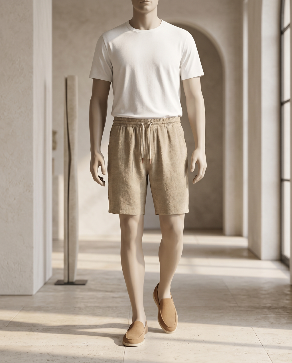 Short homme taille élastique
