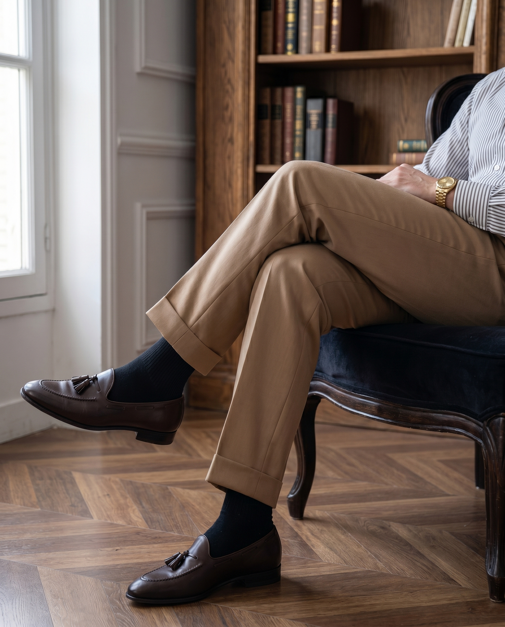 Pantalon homme à pinces
