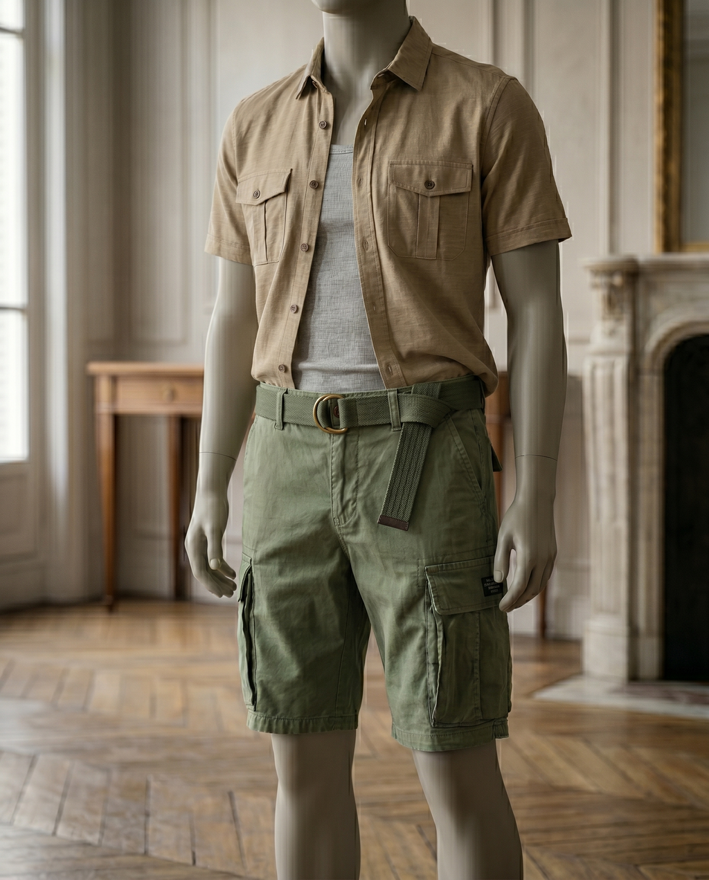 Bermuda cargo homme