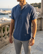 Chemise homme col mao