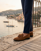 Mocassins homme dessus structuré
