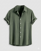 Chemise homme col ouvert