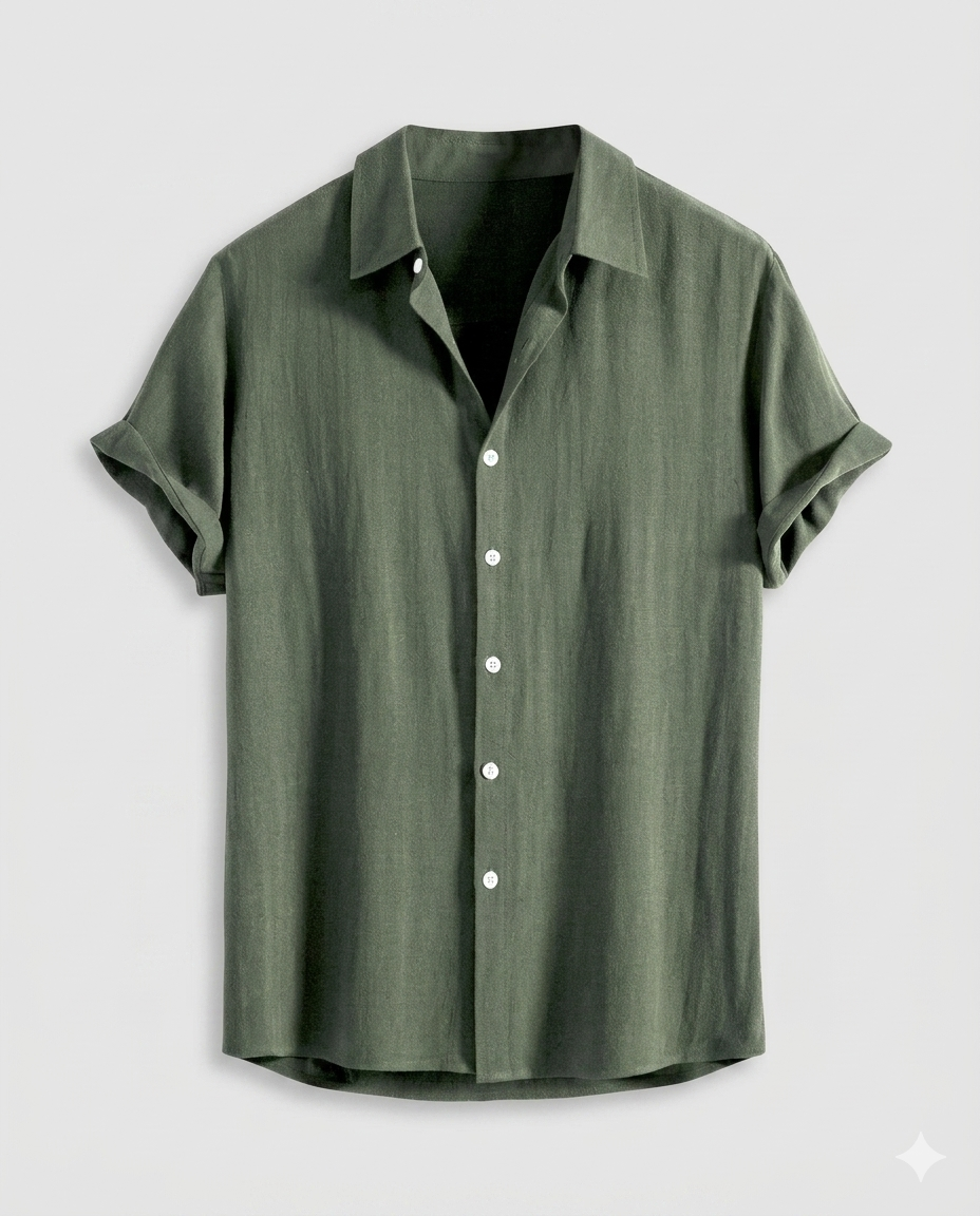 Chemise homme col ouvert