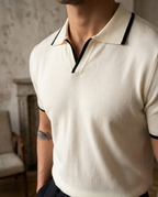 Polo homme col ouvert
