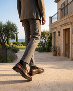 Mocassins homme à pampilles
