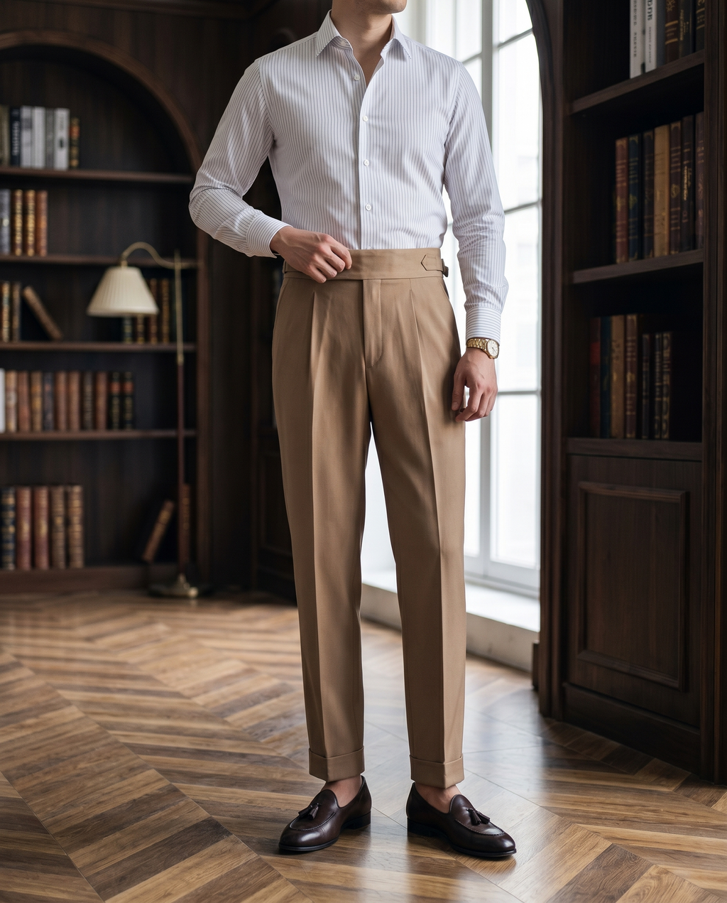 Pantalon homme à pinces