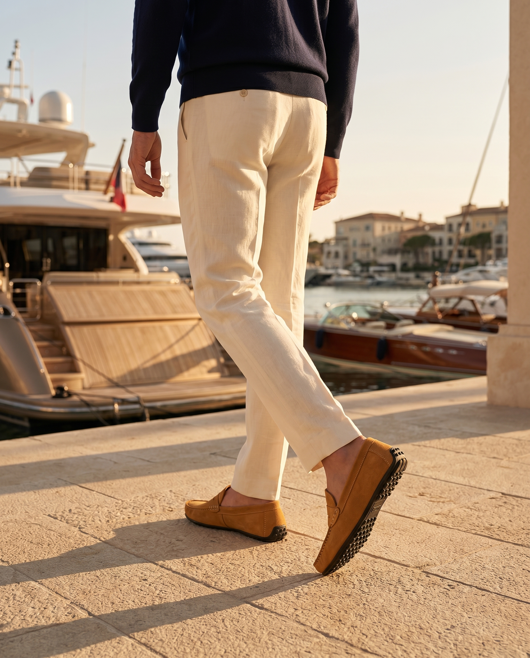 Mocassins homme à enfiler