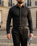 Chemise homme à coupe droite