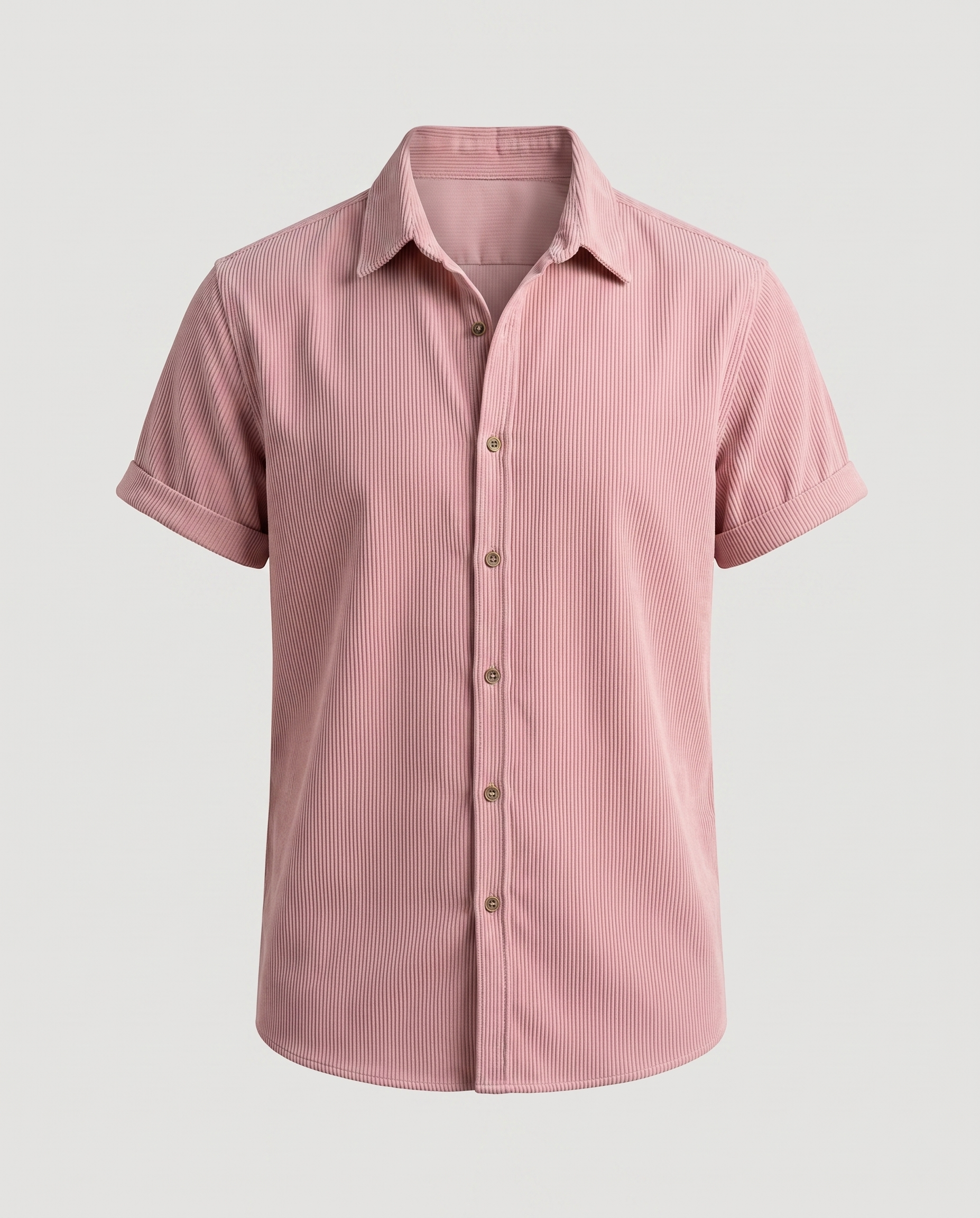 Chemise homme manches courtes texturée