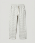 Pantalon homme rayé ample