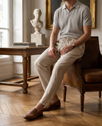 Pantalon homme taille élastiquée cordon