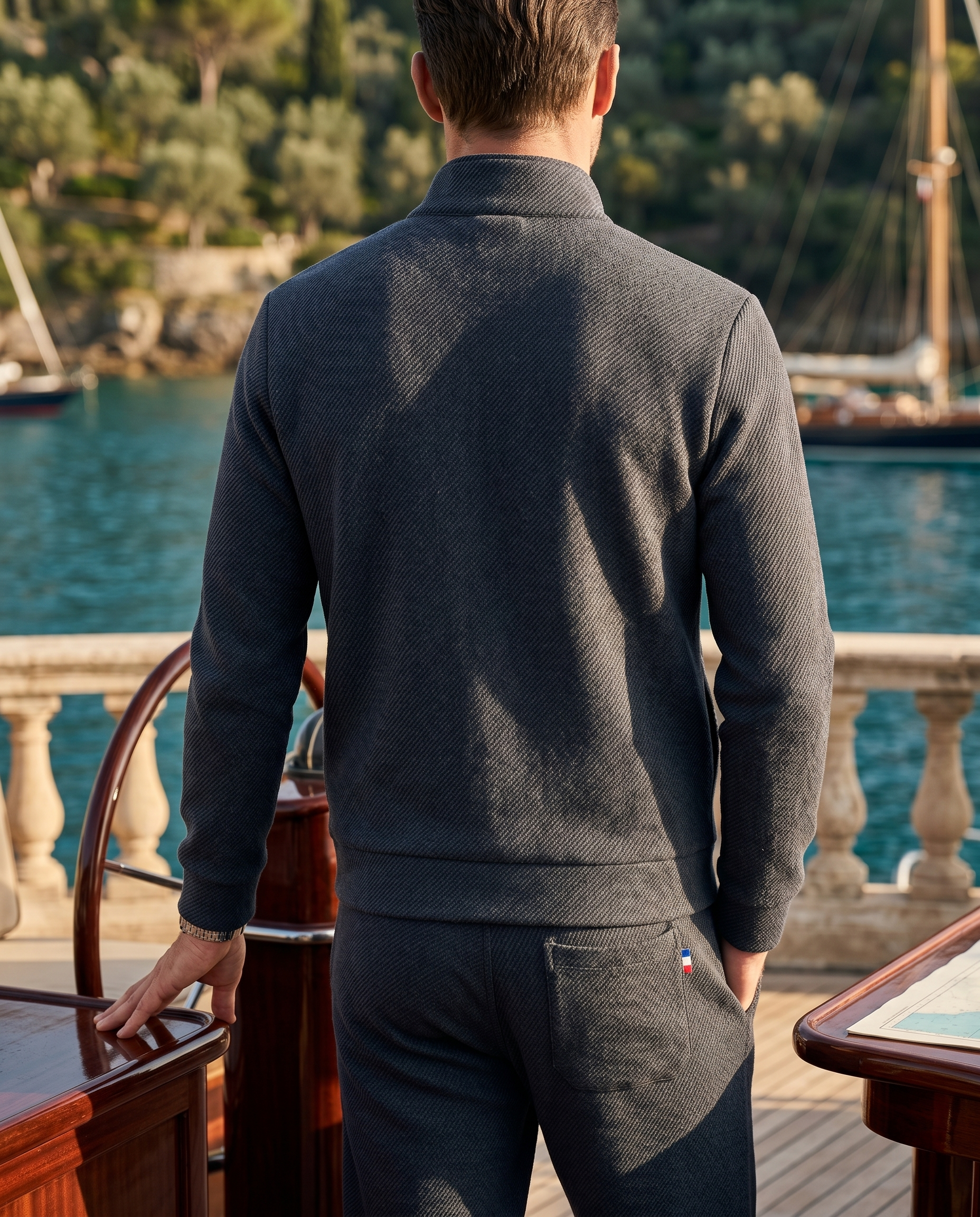 Ensemble homme zippé