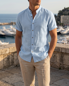 Chemise homme col mao