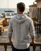 Chemise homme à capuche