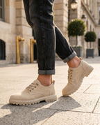 Chaussures homme à lacets crantées