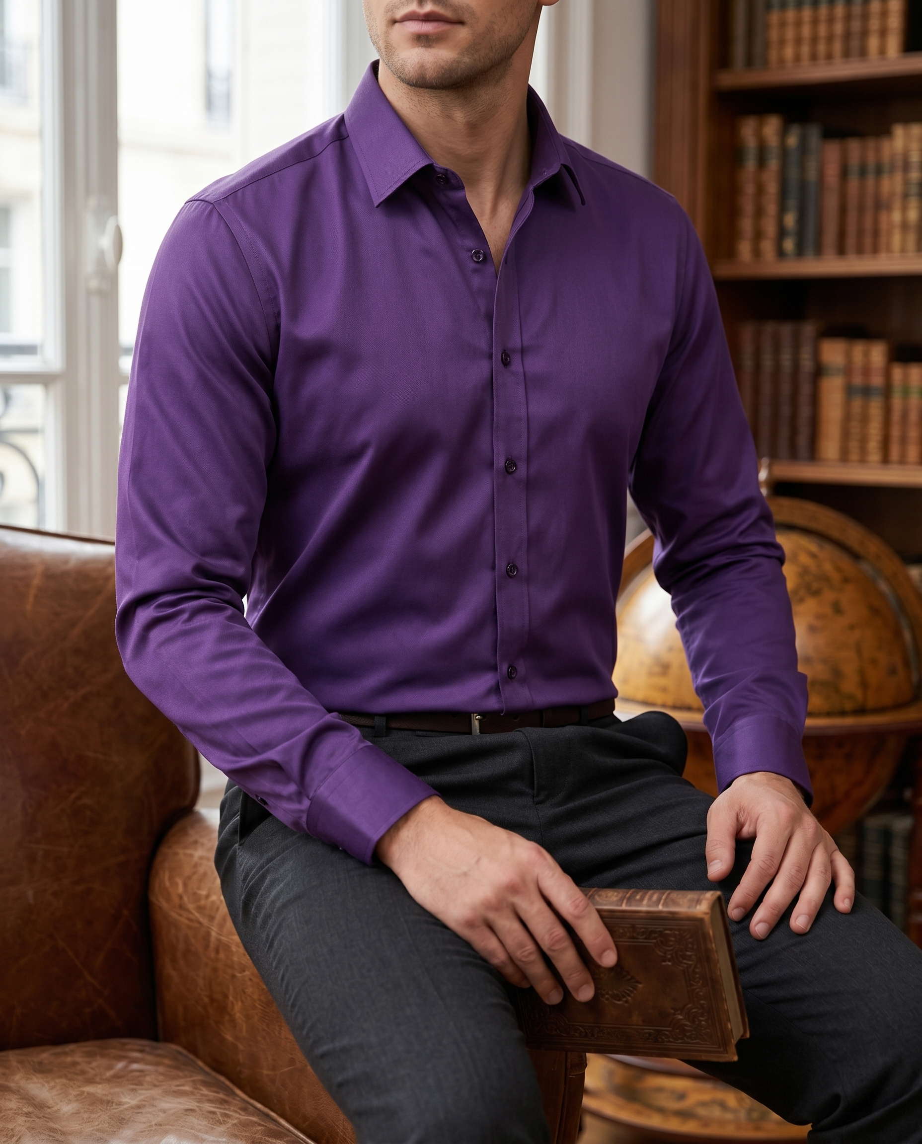 Chemise homme unie