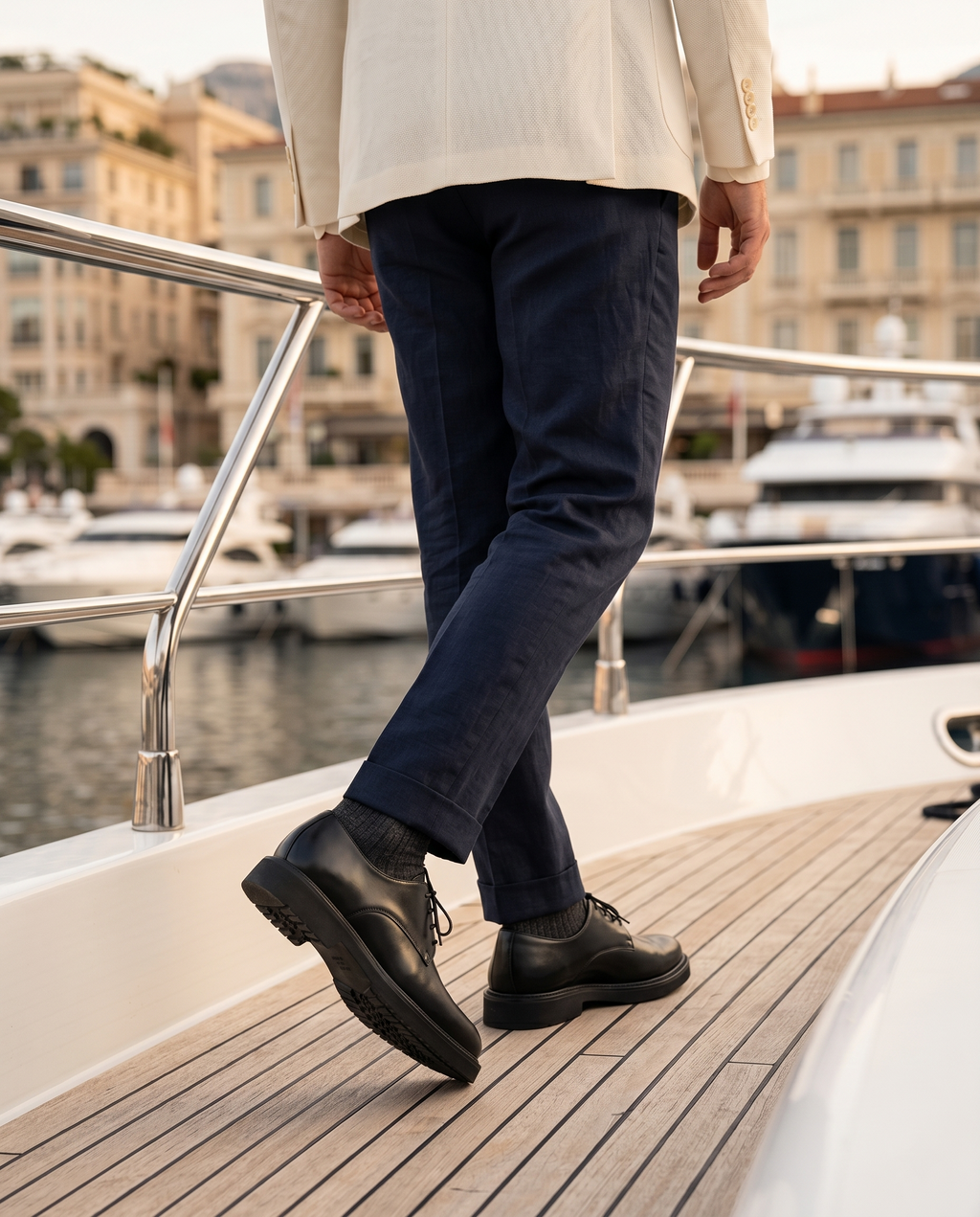 Derbies homme bout arrondi