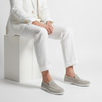 Mocassins homme couture apparente