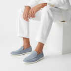 Mocassins homme couture apparente