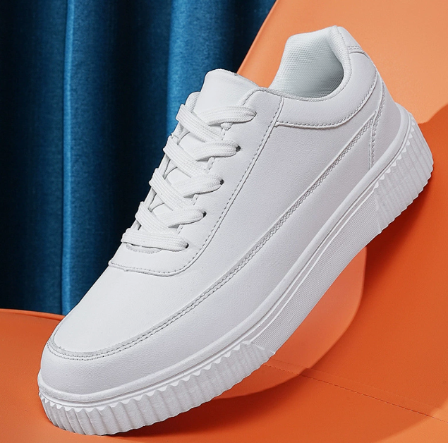 Baskets homme coutures visibles