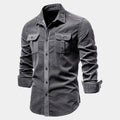 Chemise homme à poches boutonnée