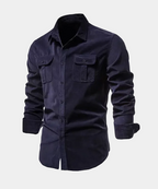 Chemise homme à poches boutonnée