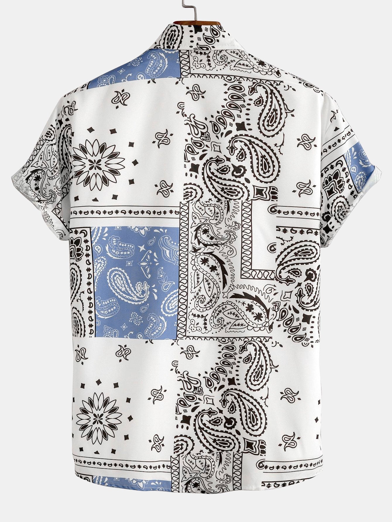 Chemise homme imprimée manches courtes
