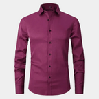 Chemise homme simple couleur unie