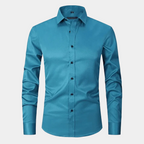 Chemise homme simple couleur unie
