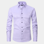 Chemise homme simple couleur unie