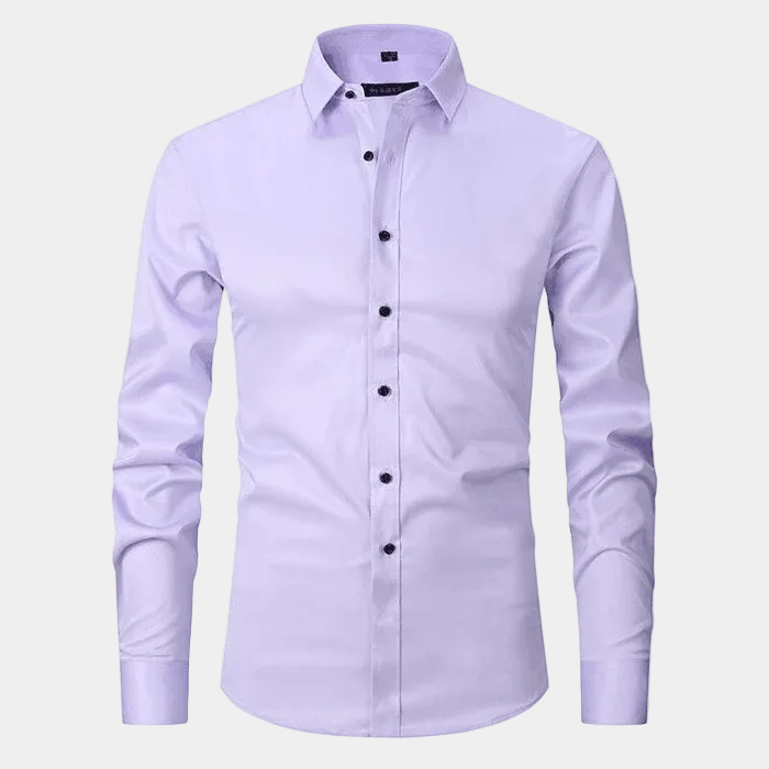 Chemise homme simple couleur unie