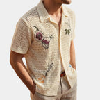 Chemise homme ajourée
