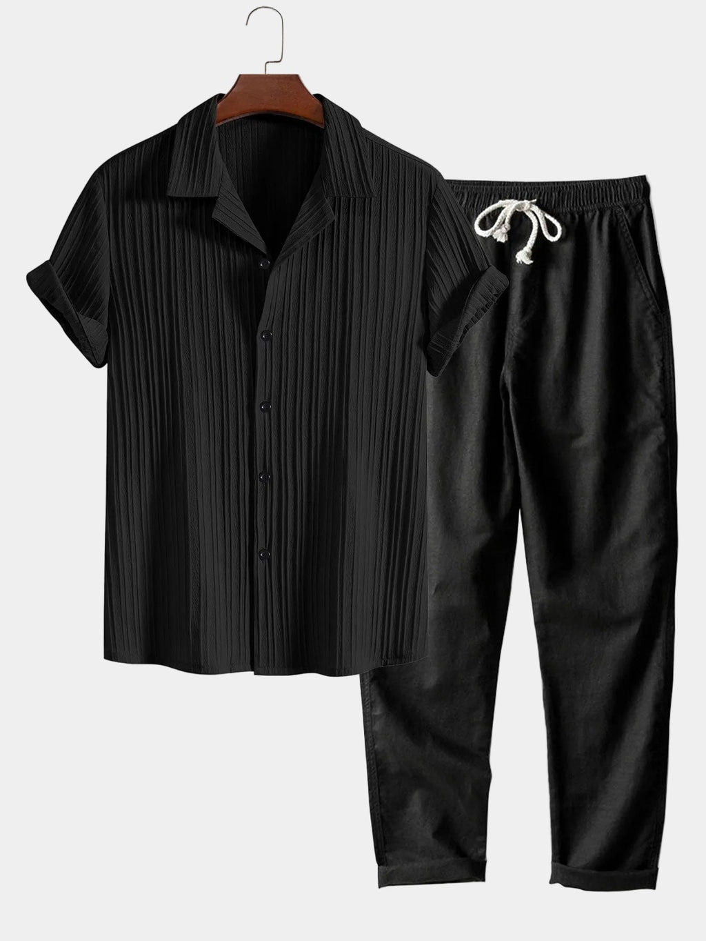 Ensemble homme boutonné