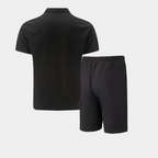 Ensemble homme polo demi-zip et short