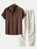 Ensemble homme boutonnée
