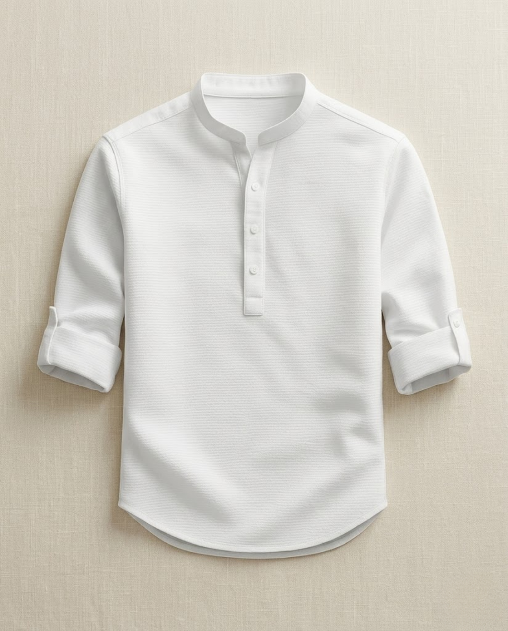 Chemise homme manches retroussées