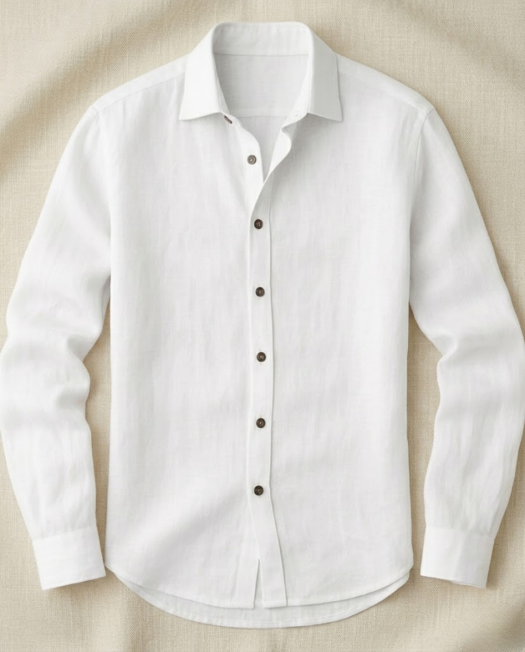 Chemise homme manches longues boutonnée