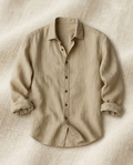 Chemise homme manches longues boutonnée