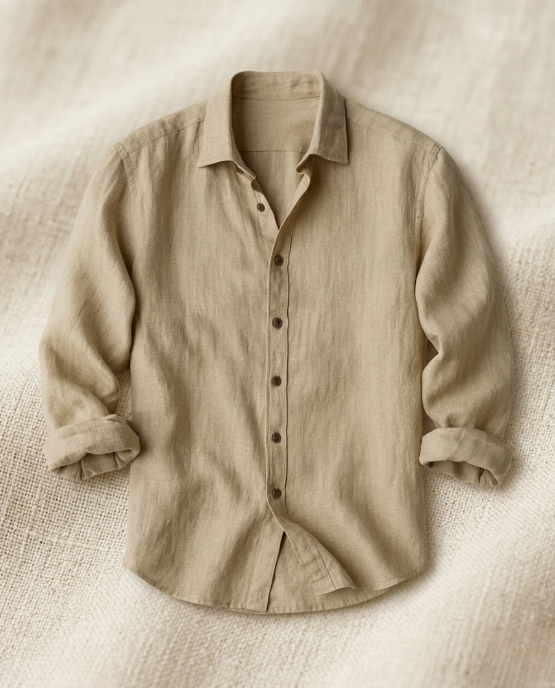 Chemise homme manches longues boutonnée