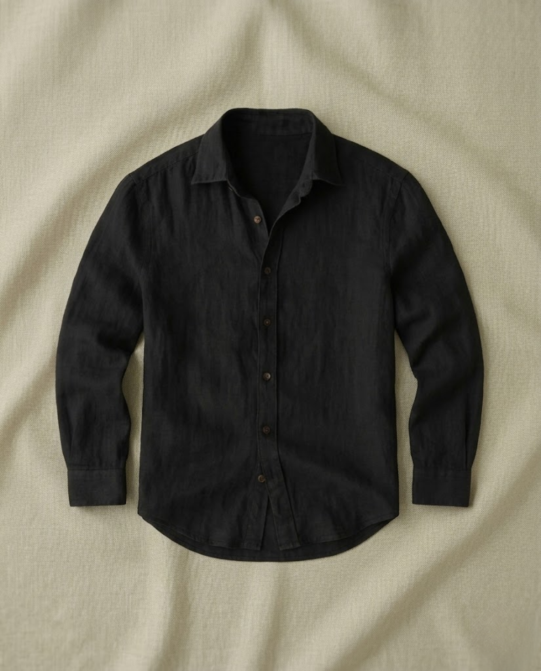 Chemise homme manches longues boutonnée