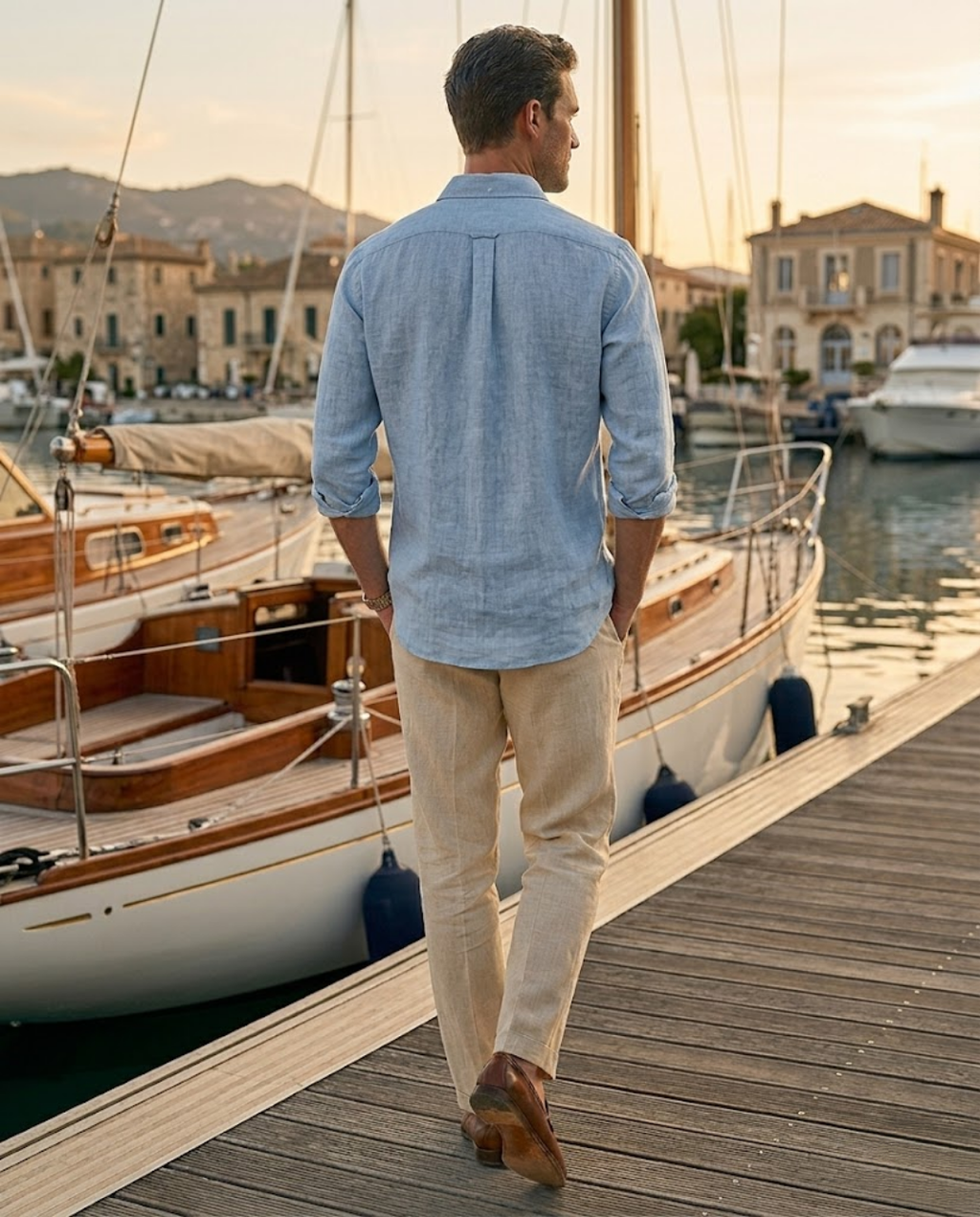 Chemise homme boutonnée manches longues