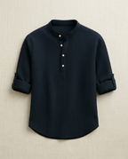 Chemise homme manches retroussées