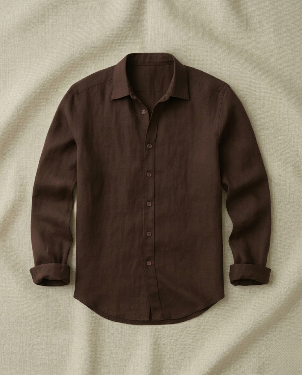 Chemise homme manches longues boutonnée