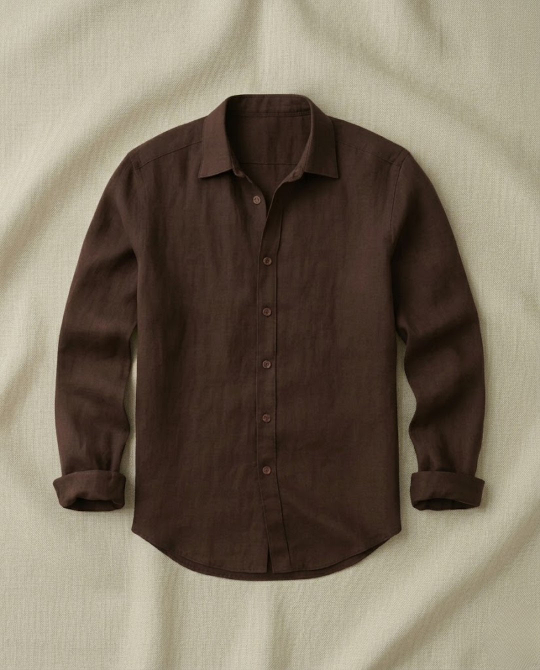 Chemise homme manches longues boutonnée